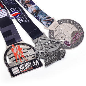 Medalla Deportiva <span class=keywords><strong>de</strong></span> <span class=keywords><strong>Honor</strong></span> Personalizada LZY Manufacture, Fundición a Presión 3D, Esmalte Suave, Premios <span class=keywords><strong>de</strong></span> Campeonato, Oro, Plata, Bronce - Product Image 1