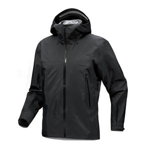 <span class=keywords><strong>Veste</strong></span> de pluie respirante légère à <span class=keywords><strong>3</strong></span> <span class=keywords><strong>couches</strong></span> avec logo personnalisé pour hommes et femmes, fermeture éclair, coque rigide imperméable pour une utilisation en extérieur - Product Image 2