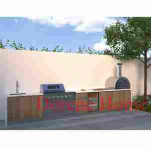 2026 Dorene Professional Bbq Kitchen Outdoor Setup Kits <span class=keywords><strong>de</strong></span> <span class=keywords><strong>cocina</strong></span> modulares para exteriores con barra adjunta y cajones <span class=keywords><strong>de</strong></span> almacenamiento resistentes - Product Image 2