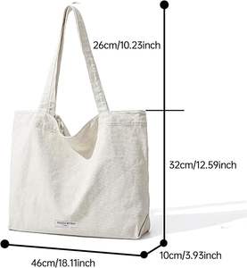 Bolsas de Compras Reutilizables Personalizadas, Ecológicas, Reciclables y Lavables, Hechas de Lona y Algodón Orgánico - Product Image 2