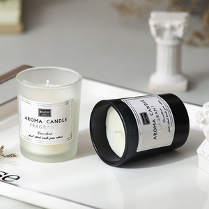 Couvre-bougies en verre, récipient à bougie en verre noir, cire fondue pour bougies - Product Image 3