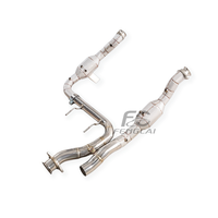 Tuyaux d'échappement à haut débit en acier inoxydable SS304 avec bouclier thermique pour Ford F-150 Raptor Gen 2 3.5TT – Améliore la réponse du biturbo