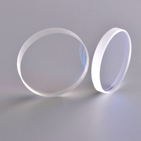Lentille de protection laser à fibre de 30*5mm avec pièces d'équipement laser de qualité supérieure pour tête de machine de découpe laser placage de film bleu