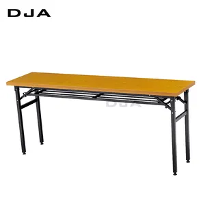 Conjunto de mesa y silla plegable doble para escuela, conjunto de mesa para maestro, oficina, ahorro de espacio, para adultos - Product Image 1