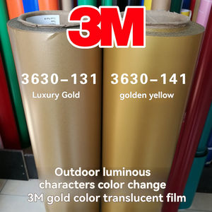 <span class=keywords><strong>Film</strong></span> métallique transparent doré économique pour boîte à lumière, avec changement de couleur des lettres lumineuses, Yanghe Dream Blue - Product Image 2