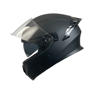 OEM Customized <strong>DOT</strong> <strong>Certification</strong> Matted Black Flip up Motorcycle <strong>Helmets</strong> Back for Fearless Knight Safety Protection - Product Image 2