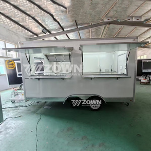Camion de restauration mobile ou remorque de traiteur avec équipement complet pour la bière, la crème glacée et le café en plein air - Product Image 6