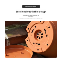 Pot de fleurs suspendu en PP, résistant à la corrosion, couleur foncée, style nordique, avec plateau d'arrosage, idéal pour balcon et jardin, directement de l'usine