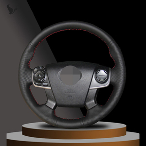 Bọc Vô Lăng Da Nhân Tạo Màu Đen Cho Toyota Land Cruiser 2008-2015 <span class=keywords><strong>Sequoia</strong></span> 2008 2009 2011 Tundra 07-2011 - Product Image 1