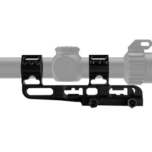 Montura de Aluminio BANGBANG para Mira Telescópica con Calibración Horizontal, Longitud de Brazo/Altura Central Ajustables de 1.8" a 2.1" para Tubo de 20mm - Product Image 6