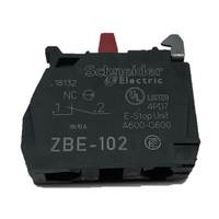 Bloc de contact Zbe Head 1 NC avec interrupteur à bouton-poussoir Max. Courant 10A 240V AC IP67 Garantie d'un an Neuf Original Industriel