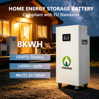 Station d'alimentation LiFePO4 sur pied 51,2 V 160 Ah 8 kWh pour torréfacteur à tambour et collecteur de marc pour la torréfaction domestique
