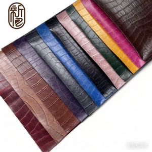 मगरमच्छ पैटर्न सजावटी लोचदार पु चमड़े के जलरोधी दाग प्रतिरोधी कुर्सी बुक बॉक्स बाइंडिंग - Product Image 2