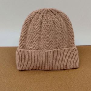 Nouveau design, bonnet en laine mérinos de haute qualité, tricoté épais, pour femme, style décontracté et tendance - Product Image 6