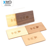 Carte bois RFID programmable étanche écologique Carte bambou Carte clé NFC