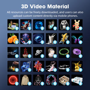 42cm Two-Blade 3D Holographic <strong>Display</strong> Fan Fast Delivery for Indoor/Outdoor Use Naked Eye Stereo 3D Effect - Product Image 6