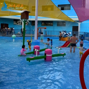Parc extérieur commercial d'éclaboussure d'eau pour des terrains de jeu humides durables de fibre de verre d'hôtels de communautés pour des <span class=keywords><strong>jeux</strong></span> d'eau pour l'usage à la maison - Product Image 4