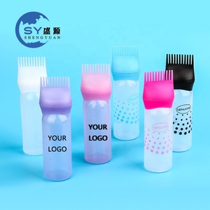 Bouteille de lavage pour salon de coiffure, personnalisable avec logo, plusieurs couleurs, pour coloration capillaire et application de produits, vente en gros - Product Image 1