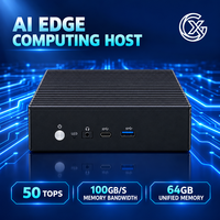 50 TOPS NPU Power One-Click AI Deployment AI Edge Computing Host Komputer Edge Generasi Berikutnya untuk Inferensi AI di Edge
