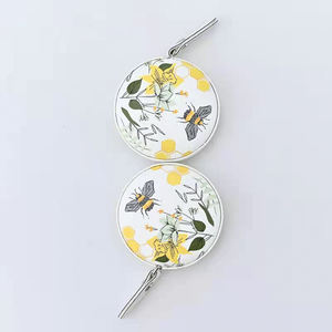 Милая портативная кожаная измерительная лента, рекламный подарок, швейная рулетка, измерительная мягкая рулетка с логотипом - Product Image 4