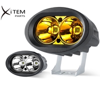 Voyant d'avertissement LED d'approche de chariot élévateur 3 "20W Bleu 4D Led Work Driving Warning Offroad Light