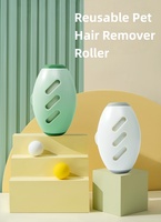 Rouleau anti-poils réutilisable et lavable pour animaux de compagnie, rouleau adhésif portable pour enlever les poils et la poussière sur les vêtements, les meubles et les tapis