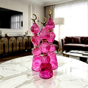 Décoration de Ramadan en verre égyptien soufflé à la main, très demandée, par Pharaoh Glass - Product Image 1