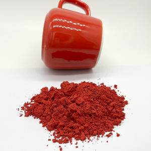 Media alta temperatura ceramica monocromatica smalto argilla polvere per rivestimento grande smalto rosso - Product Image 1