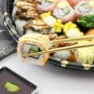 Palillos Chinos, Japoneses y Coreanos Personalizados de Acero Inoxidable Dorado con Logotipo Grabado con Láser - Product Image 5