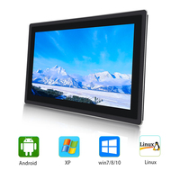 PC Industrial Táctil de 21.5 Pulgadas IP65 Intel J1900/i3/i5/i7 Win/Linux Pantalla Táctil Capacitiva de 10 Puntos Sin Ventilador Todo en Uno Panel PC Integrado