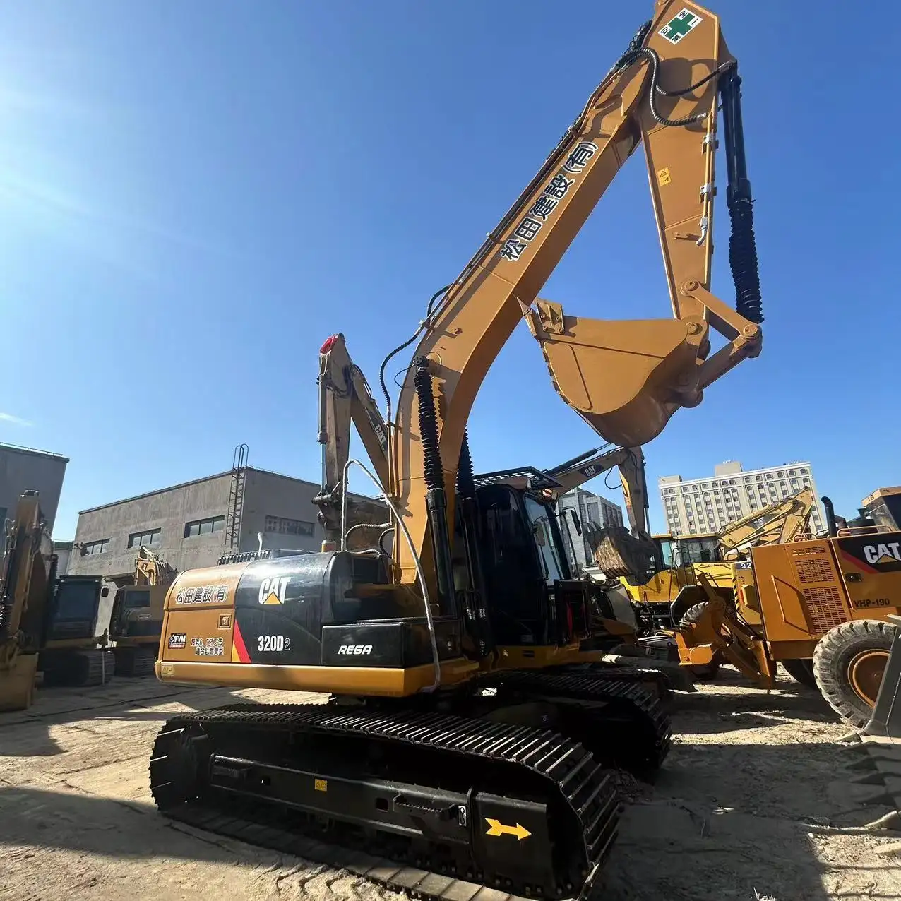 Used construction earth moving excavator used cat 320d2 hydraulic digger cat 320d used excavators