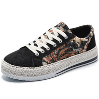 Nouvelles baskets décontractées respirantes en toile tissée pour hommes, style automne, chaussures tendance