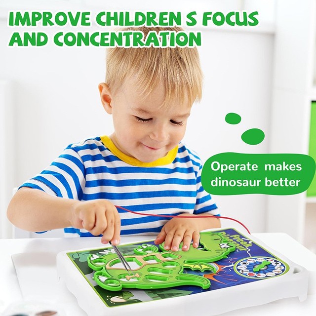Children's Operation-style Doctor Electronic Board Game Dinosaur Fun Touch Game Toy