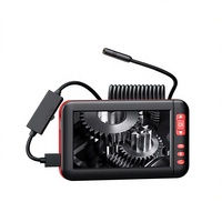 Endoscope à écran HD avec lentille de 8 mm, éclairage LED, étanche IP67, caméra industrielle pour réparation automobile et détection de canalisations