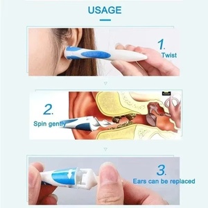 Herramienta para Remover Cera de Oídos, Limpiador de Oídos en Espiral con 16 Puntas Reemplazables, Seguro e Indoloro - Product Image 5