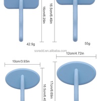 Brosse démêlante pour animaux de compagnie chiens chats, écologique, en PP, avec picots en acier inoxydable, outil de toilettage doux massant, autonettoyante, à un seul bouton pour éliminer les poils