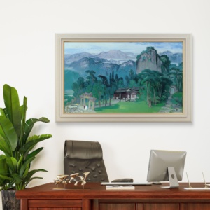 Œuvre originale signée par l'artiste Zhang Jishi, Impression de la série Wuyi, reproduction de qualité muséale, peinture à l'huile personnalisée, décoration murale pour la maison - Product Image 5