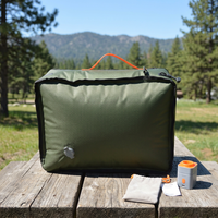 Sac de voyage compressible réutilisable en nylon TPU avec mini pompe à air USB