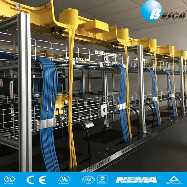 BESCA Factory Steel Grid Cable Tray Galvanized Wire Mesh High Coated 100kg Capacity