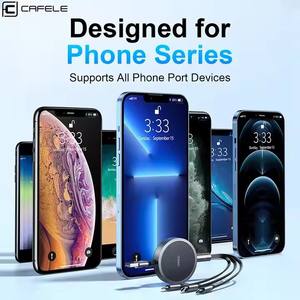CAFELE 100W charge rapide 3 1 câble USB C rétractable vente chaude 3-en-1 câble de données de type C pour téléphones mobiles ordinateurs portables 12 mois - Product Image 5