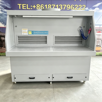 Banc de ponçage et de meulage avec aspiration des poussières pour la sécurité au travail, efficacité de filtration de 99 % pour le polissage et le meulage des métaux