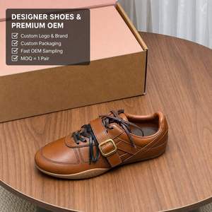 Chaussures de créateur de luxe pour femmes, baskets de sport à lacets en PVC marron de haute qualité, toutes saisons, nouveauté - Product Image 1