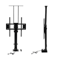 Venta Directa de Fábrica, Soporte de TV Eléctrico de Columna Única, Altura Ajustable de 900-2200 mm, con Control Remoto