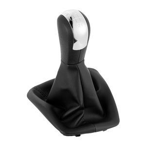 Tùy Chỉnh Chất Lượng Cao Tự Động Phụ Kiện 5/6 Tốc Độ Da Bánh Shift Knob Cho Skoda Octavia Ii 04-11 Thoải Mái Xử Lý Núm Đòn Bẩy - Product Image 1