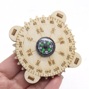 Kit de bricolage compas en bois, jouet scientifique pour enfants, modèle d'expérimentation physique éducatif, forme géométrique, contrôle manuel - Product Image 2
