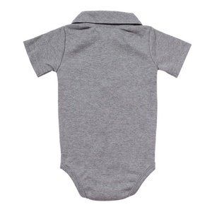 Custom Logo Unisex Summer Baby Rompers <b>Onesie</b> Newborn Crawler Polo Shirt Short Sleeve Printed Polyester Cotton - Product Image 6