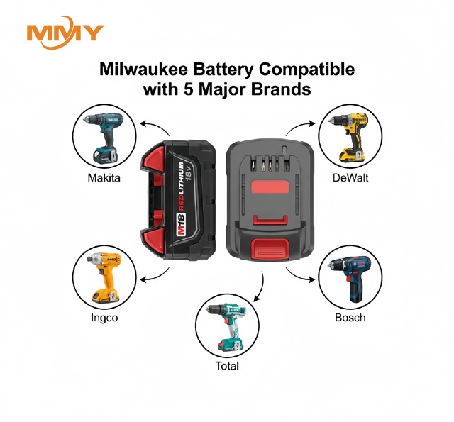 Cordless Power Tool Battery Converter 18V 20V Universal Plug Adapter for Makita DeWalt Bosch INGCO TOTAL