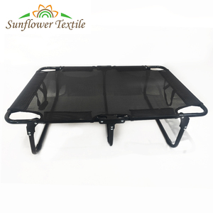 Small Dogs Foldable <span class=keywords><strong>Pet</strong></span> Elevated Outdoor <span class=keywords><strong>Bed</strong></span> Steel Frame Mesh Cot <span class=keywords><strong>Bed</strong></span> - Product Image 3