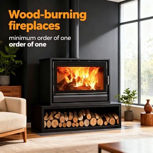 Poêle à <span class=keywords><strong>bois</strong></span> moderne en acier pour salon, villa, hôtel – Chauffage d'hiver intérieur - Product Image 1