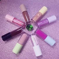 Gloss à lèvres hydratant transparent fruité effet brillant, enrichi à la noix de coco, naturel, végétalien, sans produits chimiques, résistant à l'eau, marque privée